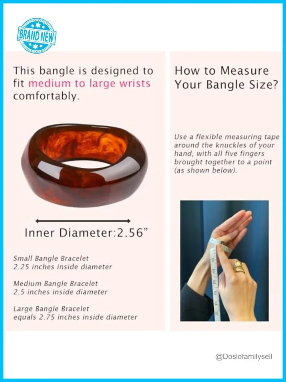 3-Piece Resin Chunky Bangle Bracelet Set, Stackable Acrylic Bangles, Vacation